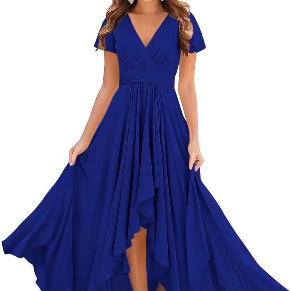 Elegant Blue Evening Gown